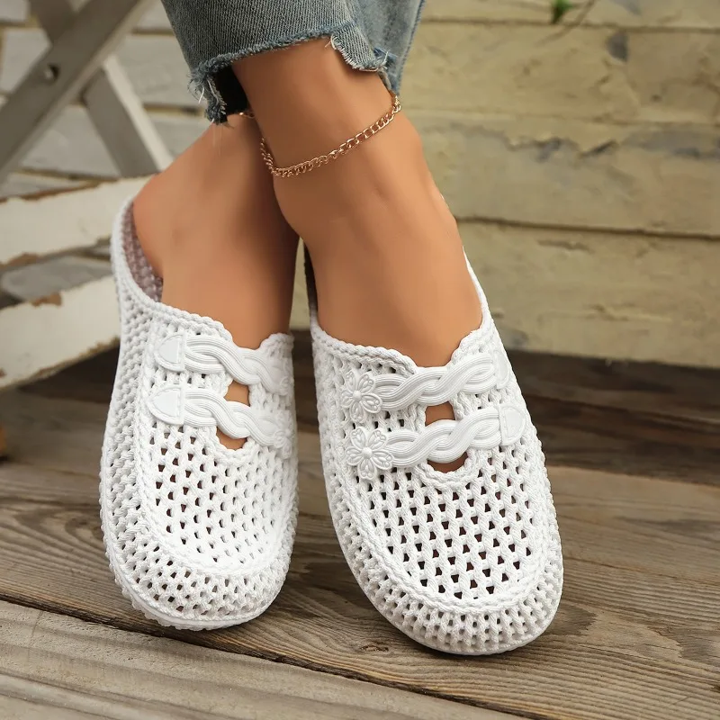 2025 New Summer Hot Sale Women's Outdoor Casual Closed Toe Sandals Hollow Floral Ladies Slippers for Daily Zapatos De Mujer
2025 New Summer Hot Sale Women's Outdoor Casual Closed Toe Sandals Hollow Floral Ladies Slippers for Daily Zapatos De Mujer