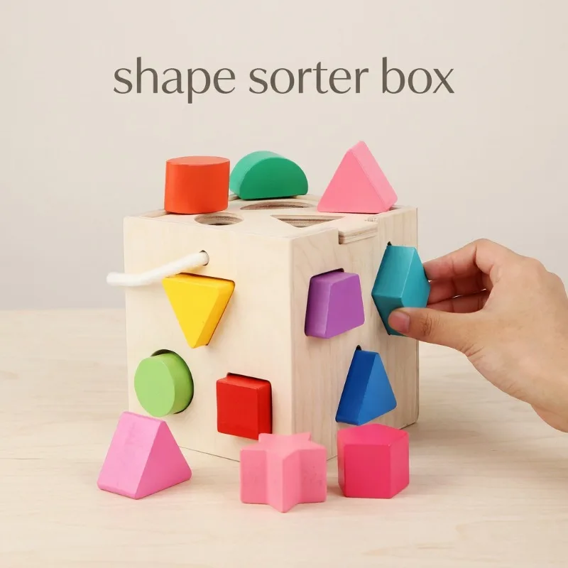 Montessori 13-Hole Wooden Intelligence Box Kids Toy Wooden 13-Shapes Matching Early Educational Enlightenment Building Blocks
Montessori 13-Hole Wooden Intelligence Box Kids Toy Wooden 13-Shapes Matching Early Educational Enlightenment Building Blocks