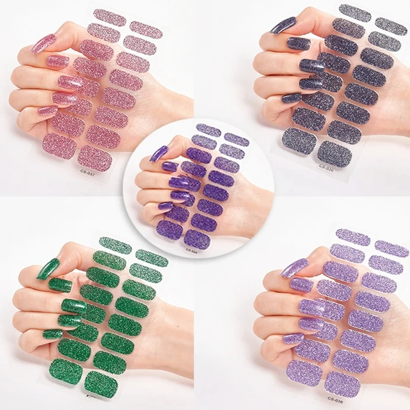 Nail Stickers Wholesale Gradient glitter Nail Stickers Simple Waterproof Nail Sticker Full Cover Decals
Nail Stickers Wholesale Gradient glitter Nail Stickers Simple Waterproof Nail Sticker Full Cover Decals