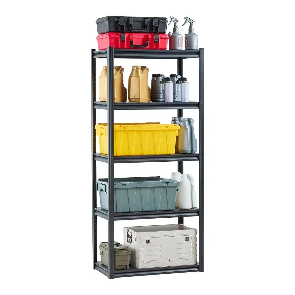 5 Tier Steel Storage Shelving Unit 32 W x 18 D x 72 H Garage Shelving Rack
5 Tier Steel Storage Shelving Unit 32 W x 18 D x 72 H Garage Shelving Rack