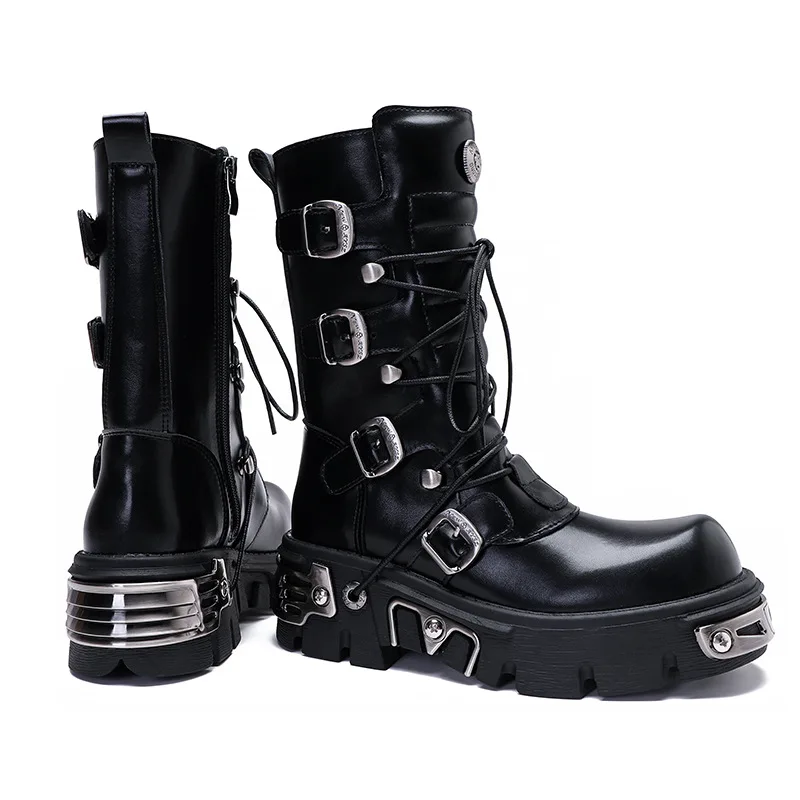 men's luxury fashion high motorcycle boots designer platform shoes cowboy natural leather boot heavy metal cosplay long botas
men's luxury fashion high motorcycle boots designer platform shoes cowboy natural leather boot heavy metal cosplay long botas