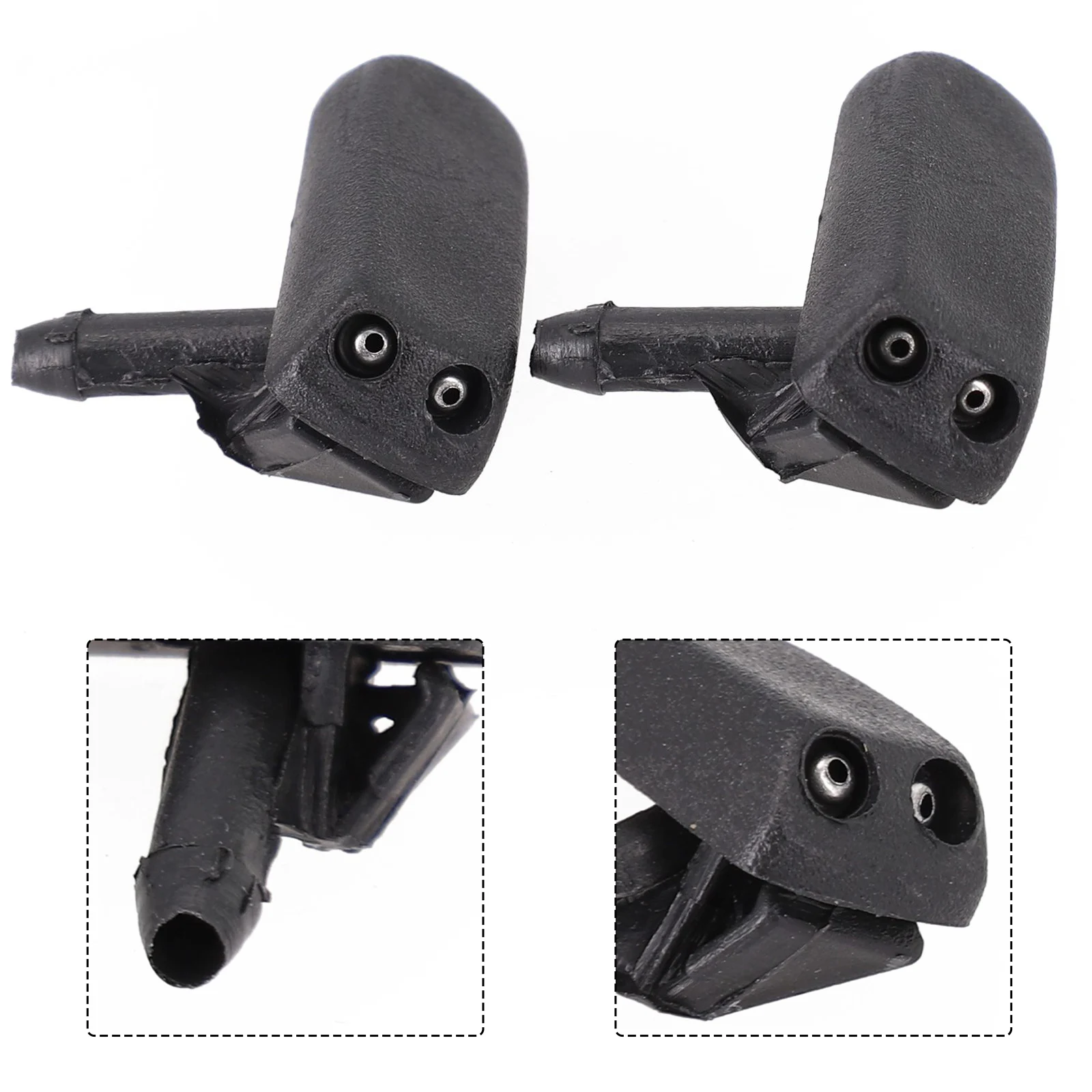 2PCS Car Front Windscreen Washer Jets Nozzle Water Sprayer OEM Number 191955985A For MK1&MK2/For Golf MK1/MK2/MK3/MK4 Black
2PCS Car Front Windscreen Washer Jets Nozzle Water Sprayer OEM Number 191955985A For MK1&MK2/For Golf MK1/MK2/MK3/MK4 Black