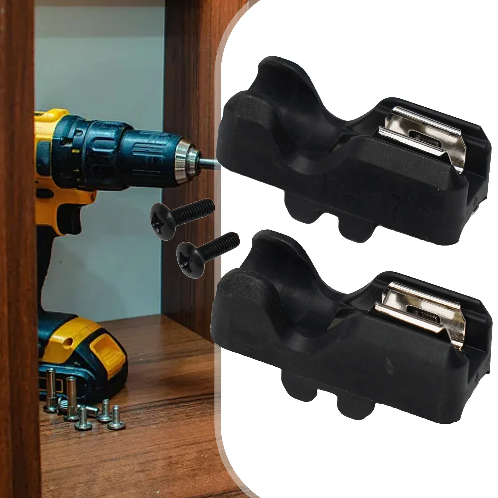 2pcs Bits Holder Hook Clip With Screw Electric Tool Screwdriver Holder For De-walt N131745 Driver Power Tools Accessories
2pcs Bits Holder Hook Clip With Screw Electric Tool Screwdriver Holder For De-walt N131745 Driver Power Tools Accessories