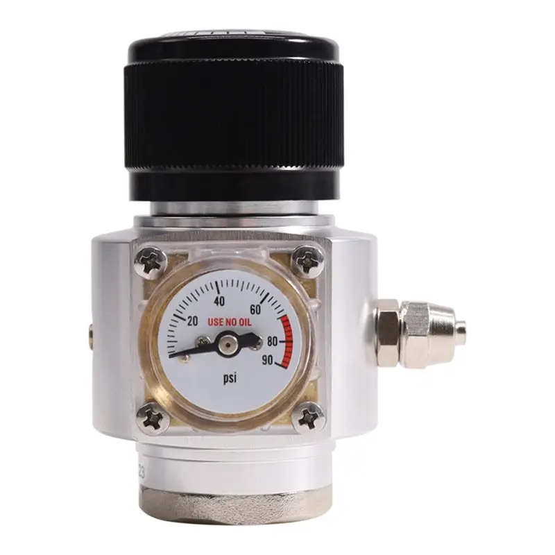 ABHZ-Mini Gas Regulator Soda Keg Regulator Co2 Keg Charger 0-90PSI For Soda Maker Sparkling Water Beer Soda Bottle TR21-4
ABHZ-Mini Gas Regulator Soda Keg Regulator Co2 Keg Charger 0-90PSI For Soda Maker Sparkling Water Beer Soda Bottle TR21-4