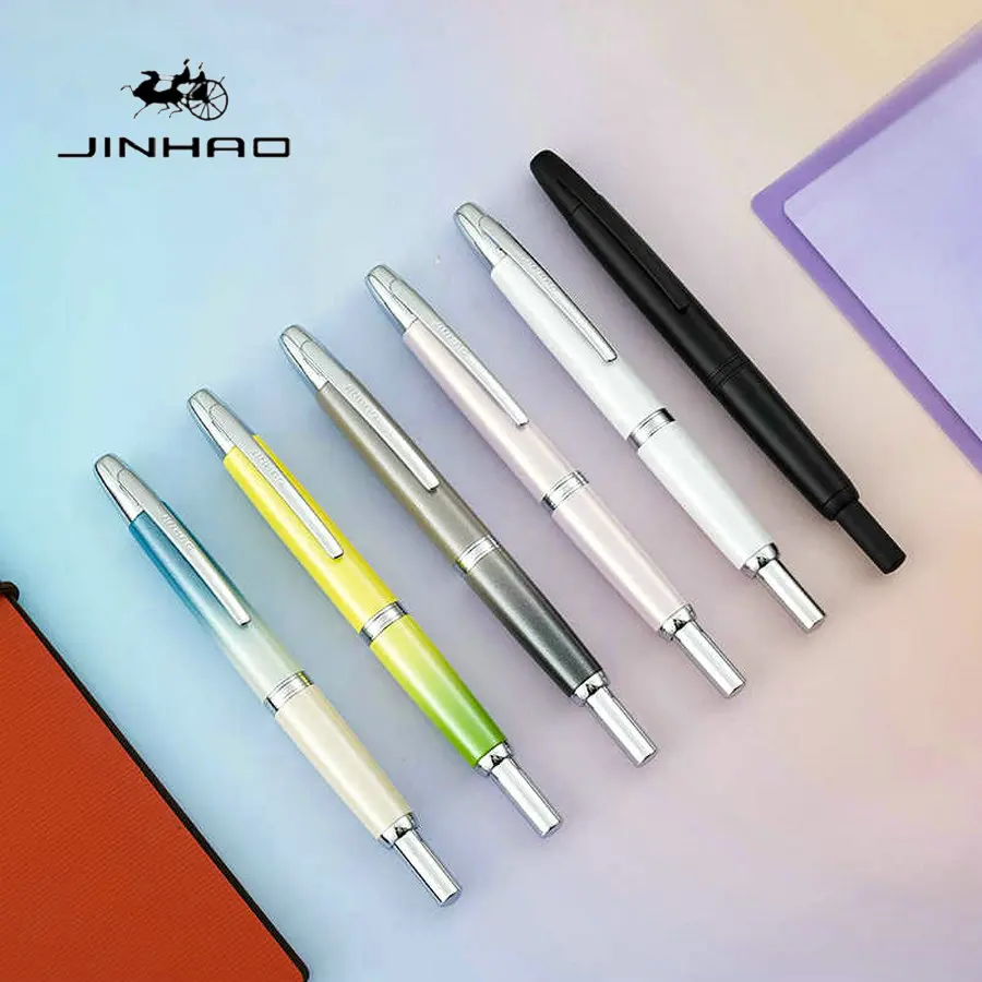 JINHAO 10 Clicking Fountain Pen High Quality EF/F Nib Writing with Ink Converter White Black Red School Office Stationery
JINHAO 10 Clicking Fountain Pen High Quality EF/F Nib Writing with Ink Converter White Black Red School Office Stationery