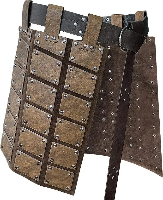Medieval faux leather thigh armor retro reversible waist armor with belt mercenary and knight skirt armor larp
Medieval faux leather thigh armor retro reversible waist armor with belt mercenary and knight skirt armor larp