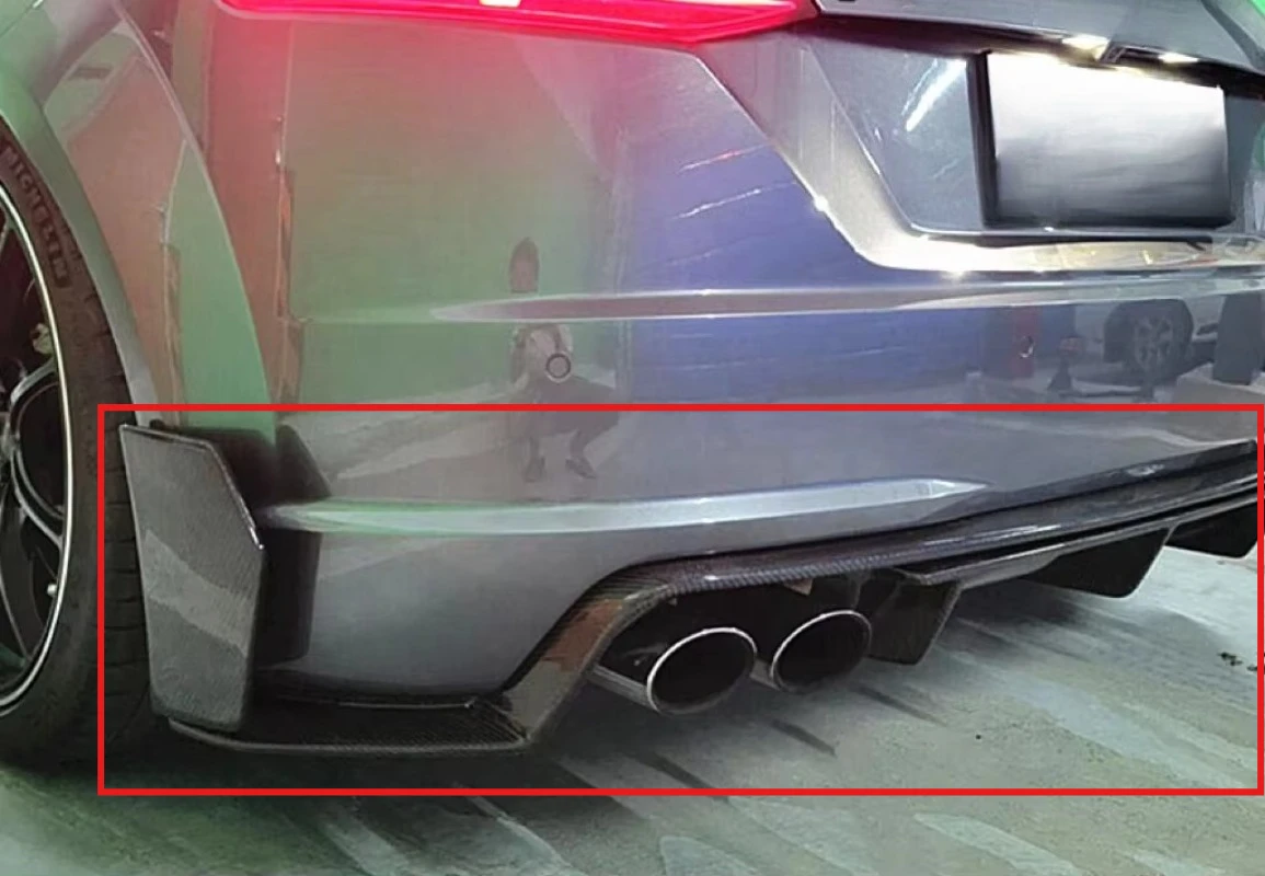 Anti-Scratch FORAudi TTS TTRS MK3 Rear Bumper Lip Diffuser With Side Splitter Splash Panel Carbon Fiber 2015-2019
Anti-Scratch FORAudi TTS TTRS MK3 Rear Bumper Lip Diffuser With Side Splitter Splash Panel Carbon Fiber 2015-2019