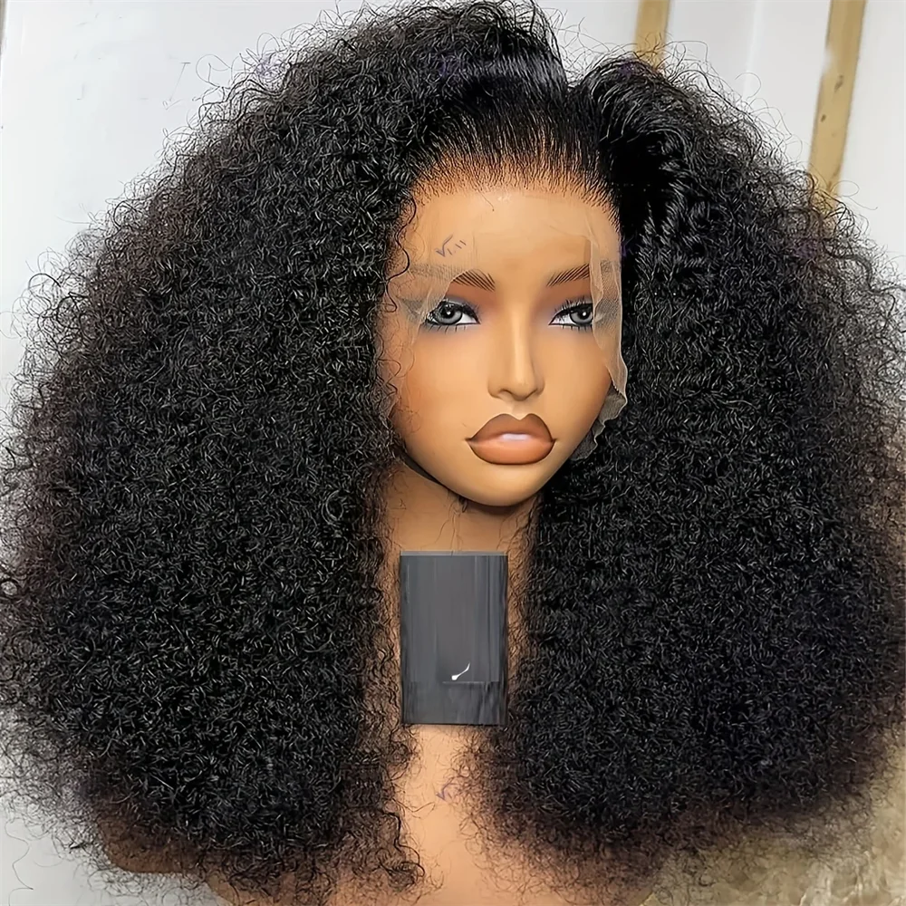 Natural Black Long Soft Glueless 26Inch Kinky Curly Lace Front Wig For Women With Baby Hair Synthetic Preplucked Glueless Daily
Natural Black Long Soft Glueless 26Inch Kinky Curly Lace Front Wig For Women With Baby Hair Synthetic Preplucked Glueless Daily