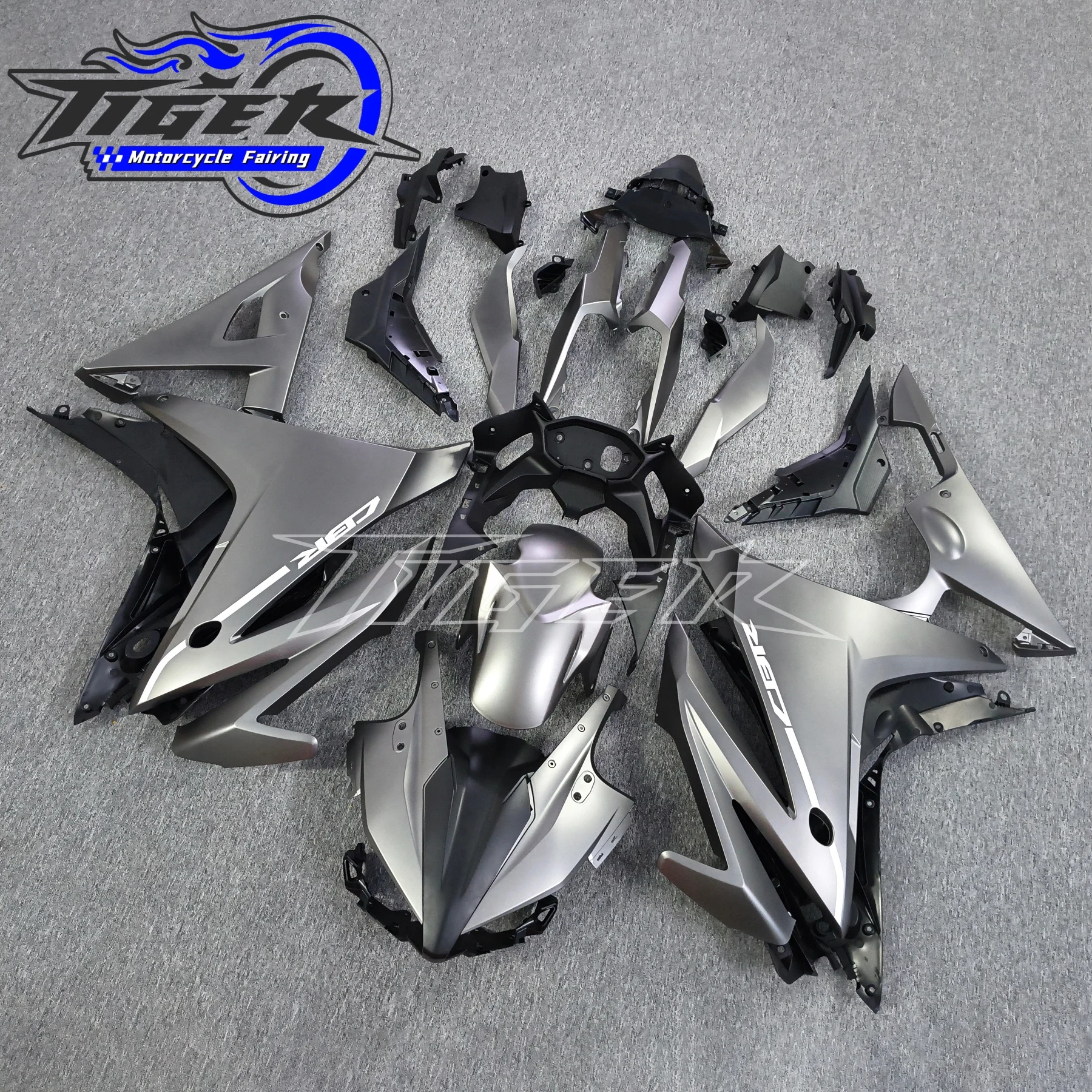Custom Fairing kit for HONDA CBR500R 08 CBR 500R CBR500R 06 07 08 ABS Blake Silver Motorcycle Fairings set+gifts
Custom Fairing kit for HONDA CBR500R 08 CBR 500R CBR500R 06 07 08 ABS Blake Silver Motorcycle Fairings set+gifts