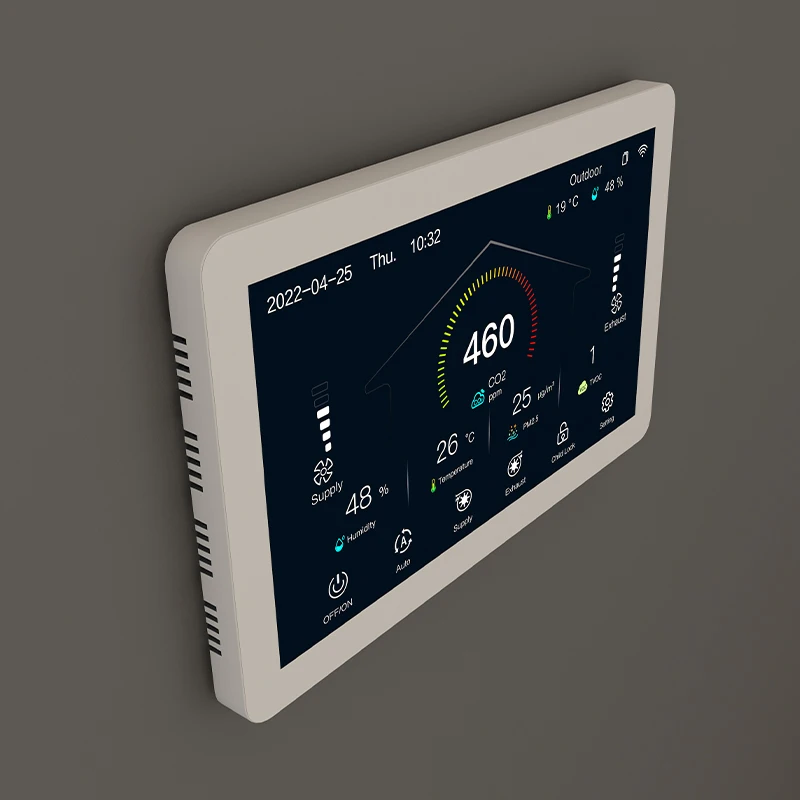 WIFI TUYA App Control Контроллер системы HVAC Интеллектуальный контроллер для вентиляционного блока с восстановлением тепла
WIFI TUYA App Control Контроллер системы HVAC Интеллектуальный контроллер для вентиляционного блока с восстановлением тепла