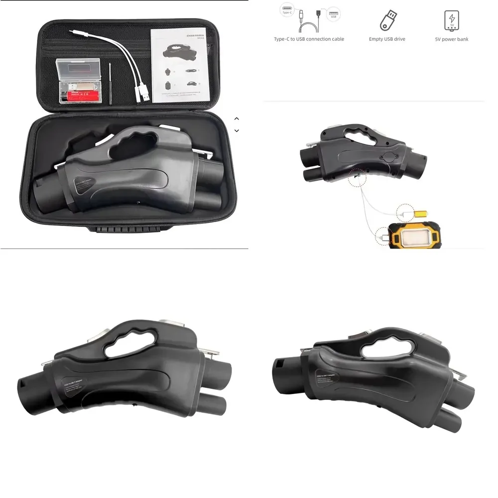 Hot Sale Wholesale DC Connectors CCS2 to GBT DC Charging EV Adapter Connector Adapter 300A Adapter Electric Car Charger
Hot Sale Wholesale DC Connectors CCS2 to GBT DC Charging EV Adapter Connector Adapter 300A Adapter Electric Car Charger