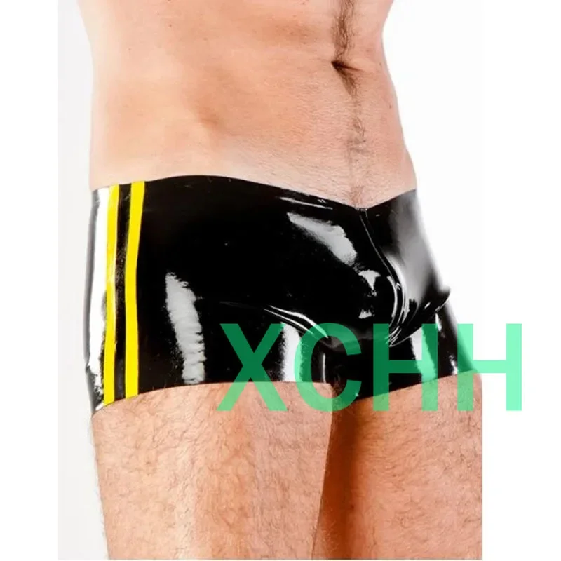Rubber Shorts Latex Boxer Black with Yellow Male Underwear Handmade (NO ZIP)
Rubber Shorts Latex Boxer Black with Yellow Male Underwear Handmade (NO ZIP)