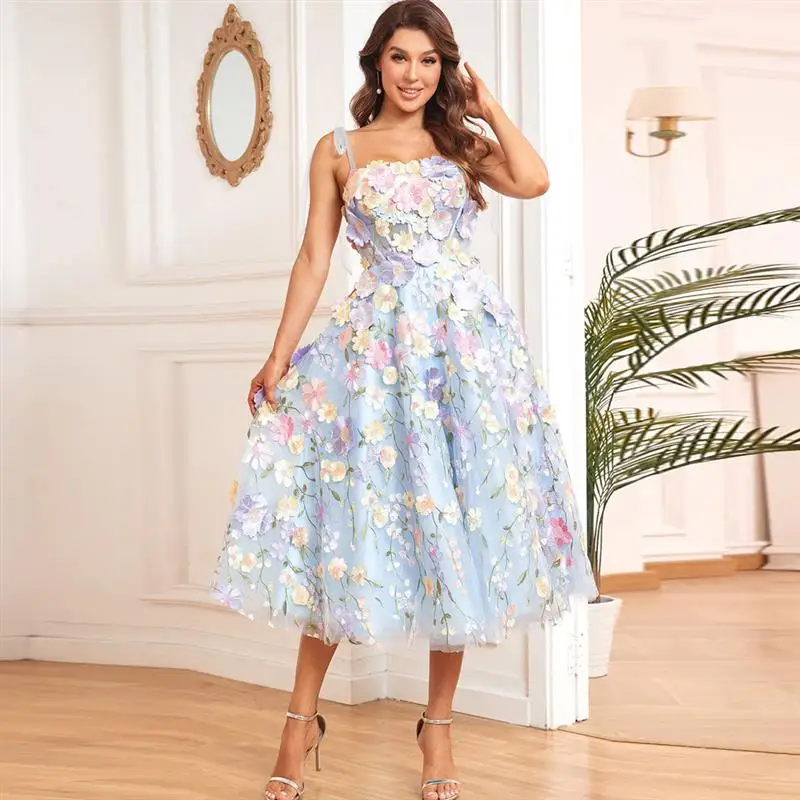 Летнее вечернее платье с цветочным принтом и бретелями, с завышенной талией, для гостей на свадьбу, без бренда, в наличии с 2023 года
Летнее вечернее платье с цветочным принтом и бретелями, с завышенной талией, для гостей на свадьбу, без бренда, в наличии с 2023 года