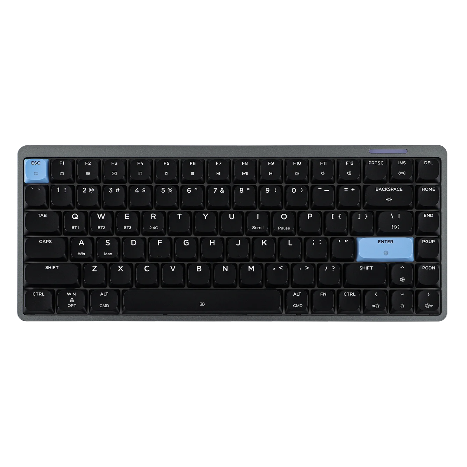 EPOMAKER LUMA84 QMK/VIA 75% QWERTY Layout Прокладка с возможностью горячей замены Проводная/2,4 ГГц/Bluetooth Беспроводная алюминиевая механическая клавиатура
EPOMAKER LUMA84 QMK/VIA 75% QWERTY Layout Прокладка с возможностью горячей замены Проводная/2,4 ГГц/Bluetooth Беспроводная алюминиевая механическая клавиатура
