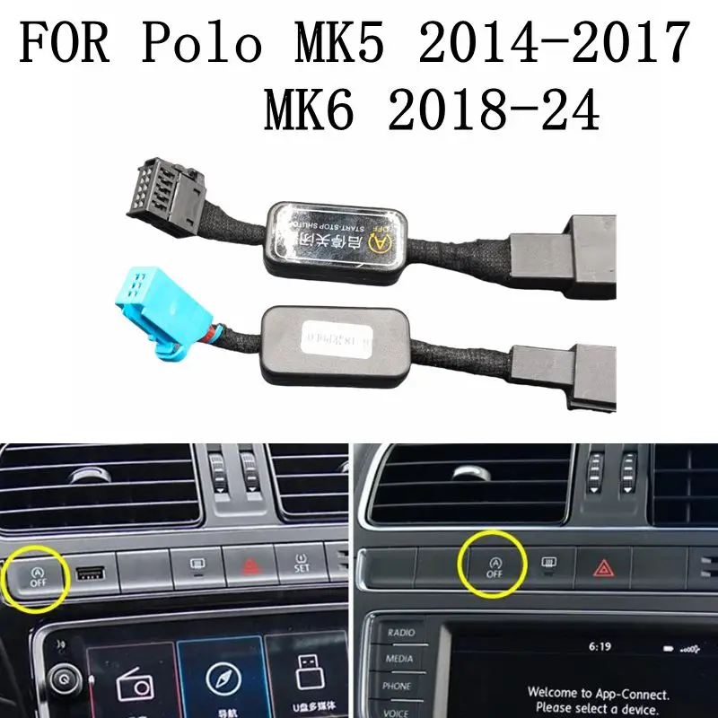 For VW Volkswagen Polo MK5 2014-2017 MK6 2018-24 Smart Auto Stop Start Engine Eliminator Off Canceller Plug Closer Disable Cable
For VW Volkswagen Polo MK5 2014-2017 MK6 2018-24 Smart Auto Stop Start Engine Eliminator Off Canceller Plug Closer Disable Cable