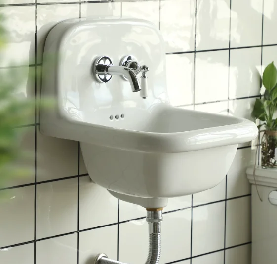 Hands and Face, Retro Sink Wall Hanging Table Double Use Imitation Cast Iron Ceramic Hanging Basin, Washing Dishes,
Hands and Face, Retro Sink Wall Hanging Table Double Use Imitation Cast Iron Ceramic Hanging Basin, Washing Dishes,