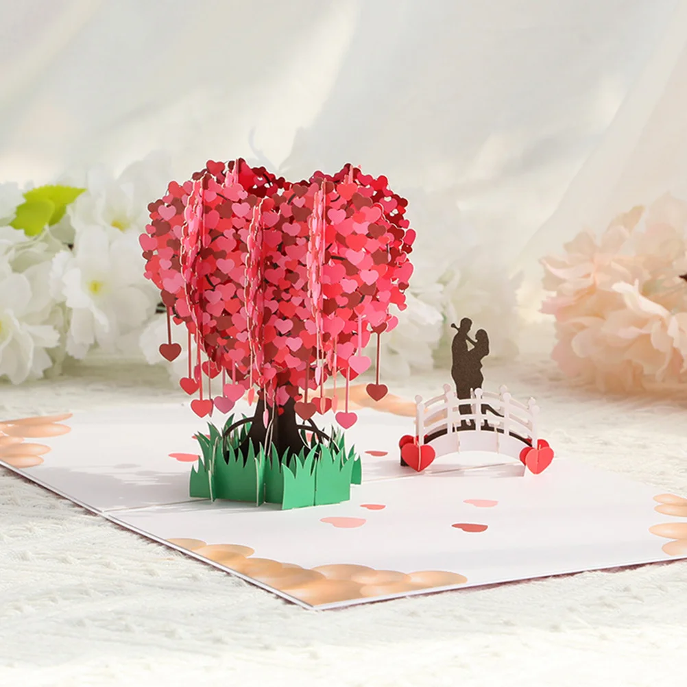 1Set Heart Tree Greeting Card Up Valentine Day Cards for Lovers Thickened Paperboard Craft Festival Blessing Message Card
1Set Heart Tree Greeting Card Up Valentine Day Cards for Lovers Thickened Paperboard Craft Festival Blessing Message Card