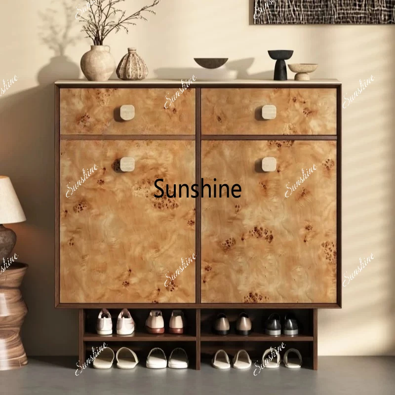 Medieval style solid wood home shoe cabinet retro style natural solid wood home locker
Medieval style solid wood home shoe cabinet retro style natural solid wood home locker