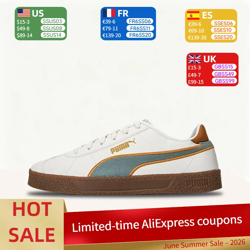 Puma Club NL T2 Stylish,Durable,and High-Quality Anti-Slip Low-Top Sneakers for Men and Women – White, Gray, and Green 389404-02
Puma Club NL T2 Stylish,Durable,and High-Quality Anti-Slip Low-Top Sneakers for Men and Women – White, Gray, and Green 389404-02