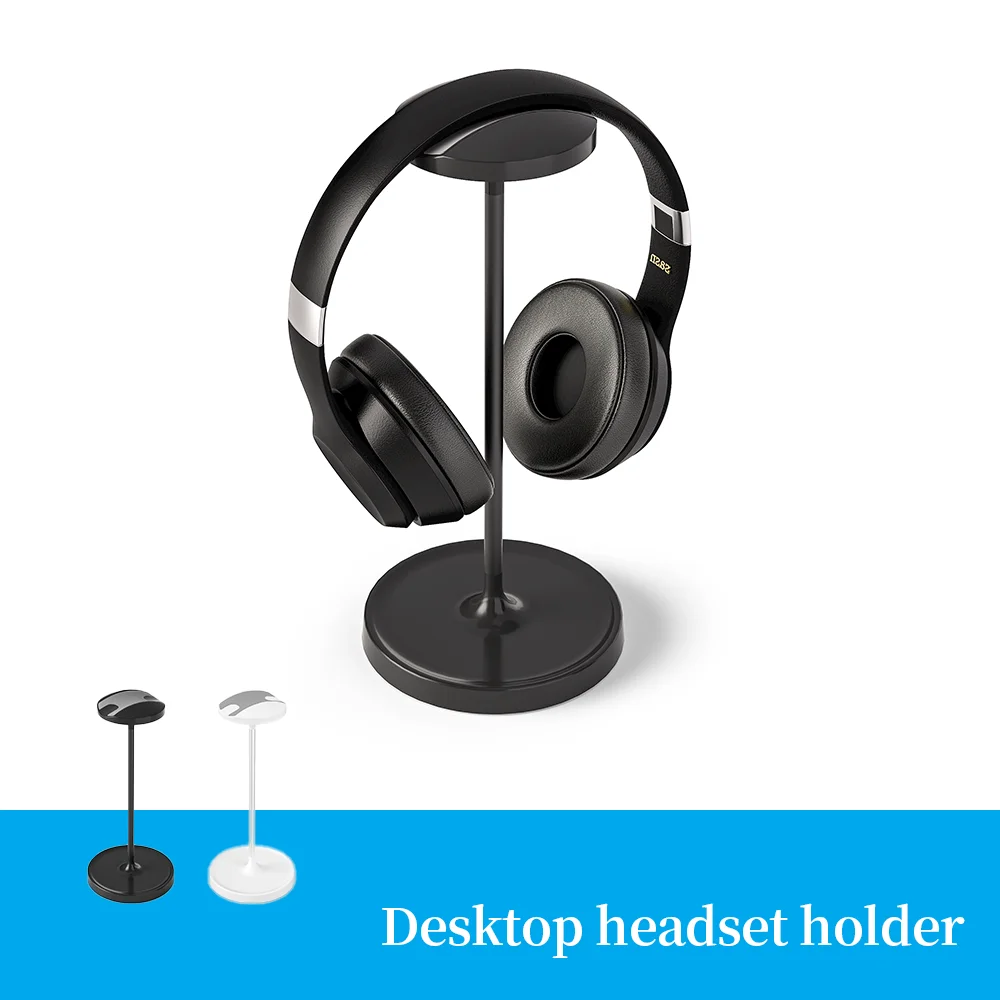 Desktop Headset Stand Holder Heavy Base Aluminum Gaming Headphone Support Hanger for Sony/Beats/Razer Desk Earphone Stand
Desktop Headset Stand Holder Heavy Base Aluminum Gaming Headphone Support Hanger for Sony/Beats/Razer Desk Earphone Stand