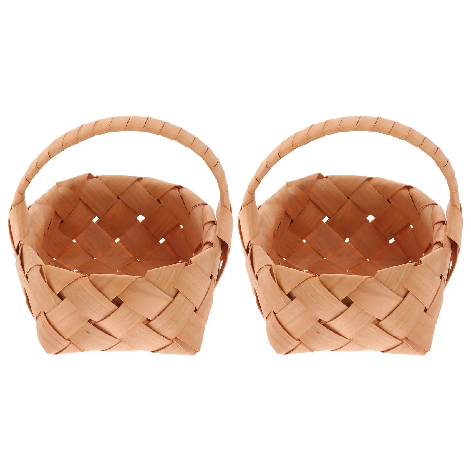 2 Pcs H woven Wedding Baskets Rattan Small H le Storage Tote Wood Craft Decorative Flower Girl Home Party Gift
2 Pcs H woven Wedding Baskets Rattan Small H le Storage Tote Wood Craft Decorative Flower Girl Home Party Gift