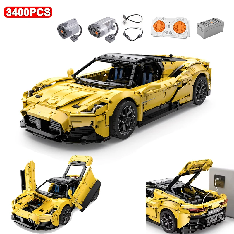 RASTAR 1:8 Super Sports Car Technical APP Remote Control MC20 Building Blocks Bricks Gifts Sets Toys For Children Adults Kids
RASTAR 1:8 Super Sports Car Technical APP Remote Control MC20 Building Blocks Bricks Gifts Sets Toys For Children Adults Kids