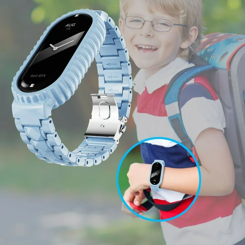 Resin Strap+Case for Xiaomi Mi Band 8 7 Bracelet Mi Band 6 5 4 3 Strap Bracelet Wristband for Mi Band 7 6 5 4 3 Protective Shell
Resin Strap+Case for Xiaomi Mi Band 8 7 Bracelet Mi Band 6 5 4 3 Strap Bracelet Wristband for Mi Band 7 6 5 4 3 Protective Shell