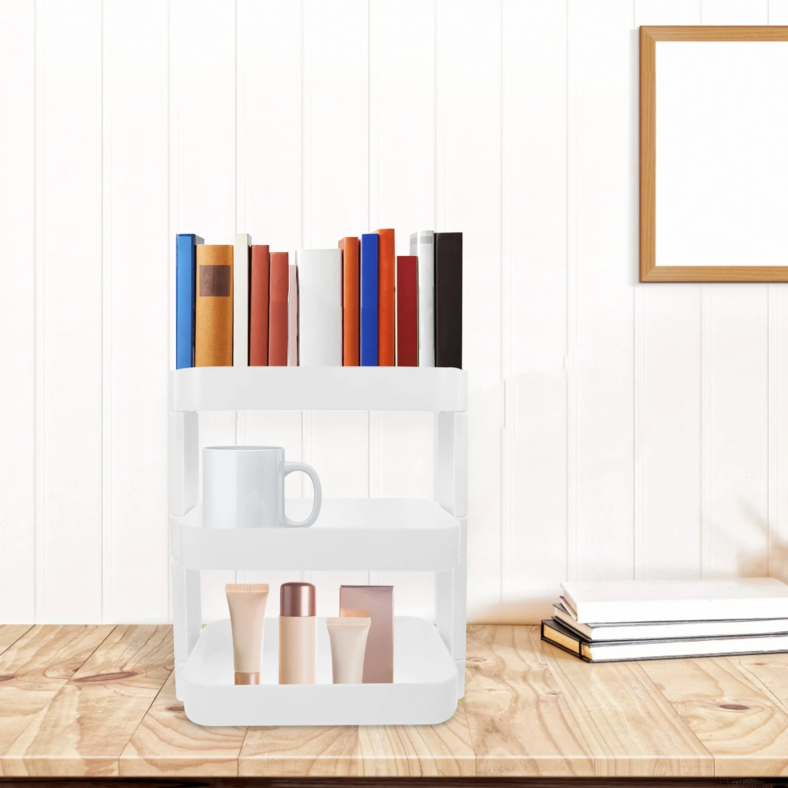 Sturdy Desktop Storage Shelf Pencil Organizer Tabletop Sundries Rack Cup Holder Skincare Display Under Sink Holder Reusable
Sturdy Desktop Storage Shelf Pencil Organizer Tabletop Sundries Rack Cup Holder Skincare Display Under Sink Holder Reusable