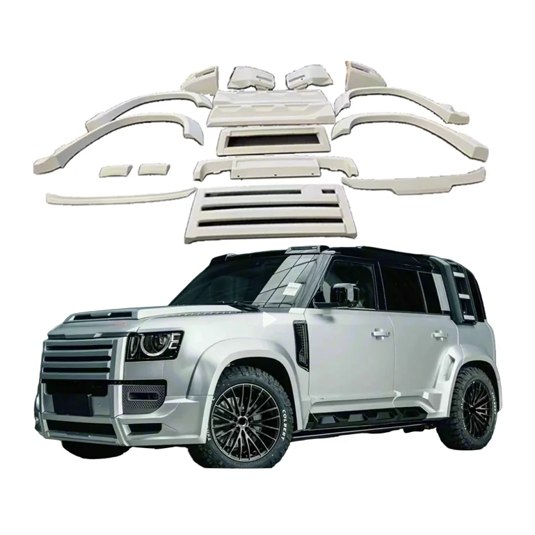 Land Rover L663 Defender Accessories Body Kit PP Lumm Style Modify Part Front Bumper Lip Diffuser Wheel Arch Body Parts Upgrade
Land Rover L663 Defender Accessories Body Kit PP Lumm Style Modify Part Front Bumper Lip Diffuser Wheel Arch Body Parts Upgrade