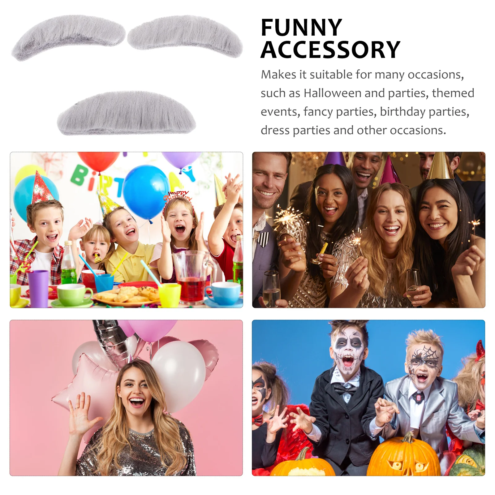 1Set Halloween Beard Eyebrow Prop Kit Simple Funny Design Suitable for Parties Carnival Cosplay Movie Stage Performance Decor
1Set Halloween Beard Eyebrow Prop Kit Simple Funny Design Suitable for Parties Carnival Cosplay Movie Stage Performance Decor