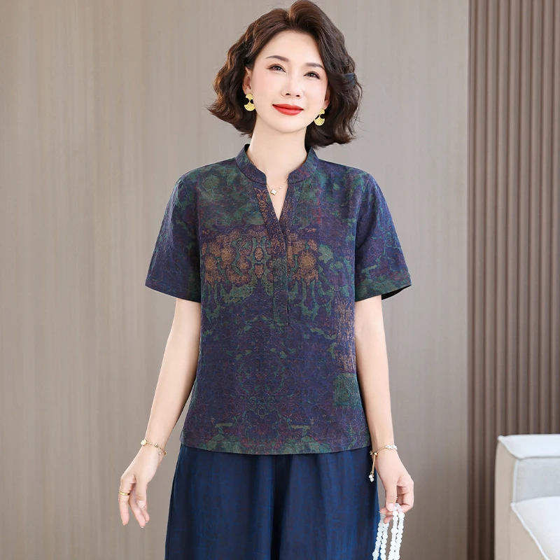 Summer 2026 Fashion Loose Women's T-shirt Slimming Base Layer Shirt Artistic Commute Style Short Sleeve Cool Sensation Top
Summer 2026 Fashion Loose Women's T-shirt Slimming Base Layer Shirt Artistic Commute Style Short Sleeve Cool Sensation Top