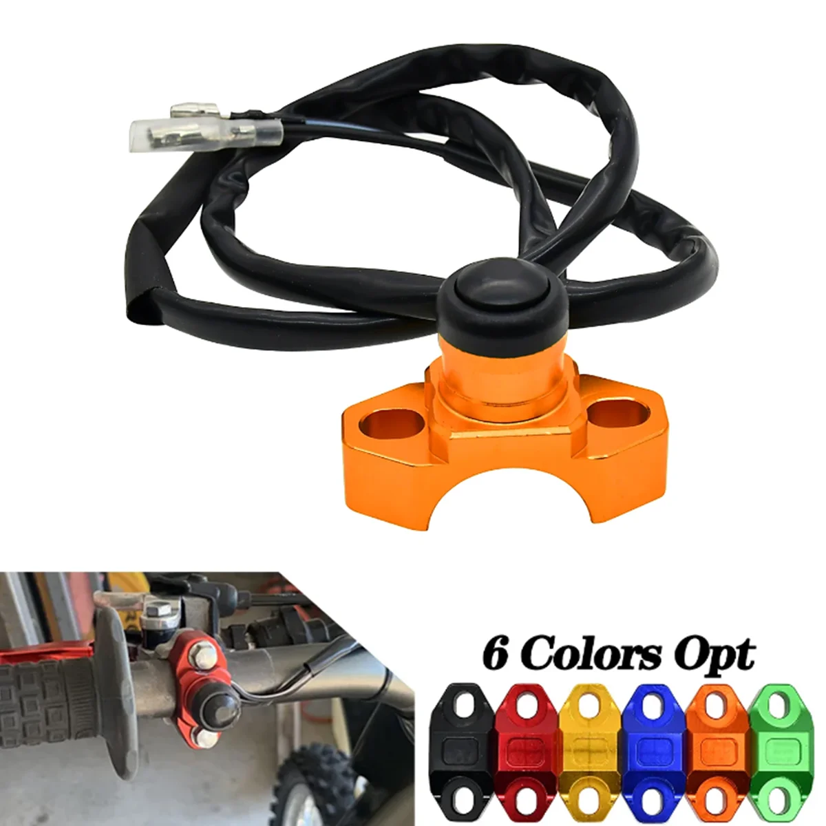 For Yamaha Kawasaki KTM Honda CRF250 CRF450 CNC Universal Motorcycle Engine Stop Start Kill Switch Momentary Push Button Switch
For Yamaha Kawasaki KTM Honda CRF250 CRF450 CNC Universal Motorcycle Engine Stop Start Kill Switch Momentary Push Button Switch