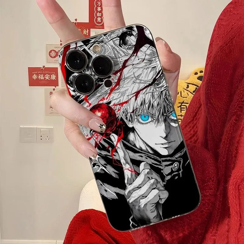 INS Style cartoon Cute Gojo Satoru Clear Phone Case for iPhone 11 12 13 14 15 16 17 Pro Max 15 Plus Manga Slim Soft TPU Cover
INS Style cartoon Cute Gojo Satoru Clear Phone Case for iPhone 11 12 13 14 15 16 17 Pro Max 15 Plus Manga Slim Soft TPU Cover