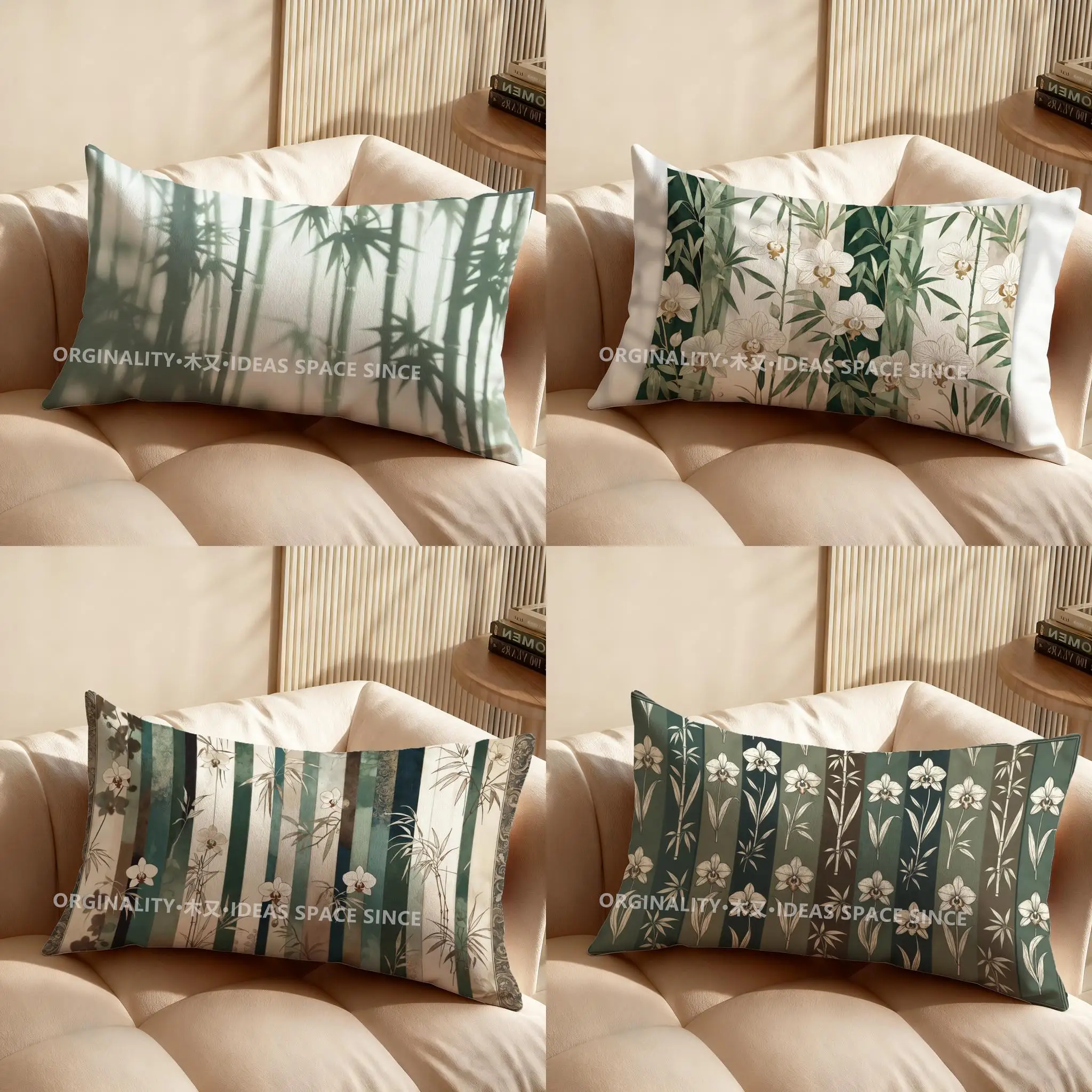 2D прямоугольная наволочка с бамбуковым узором, подходит для дивана, спальни, автомобиля, чехол для подушки, прямоугольная подушка для спины
2D прямоугольная наволочка с бамбуковым узором, подходит для дивана, спальни, автомобиля, чехол для подушки, прямоугольная подушка для спины