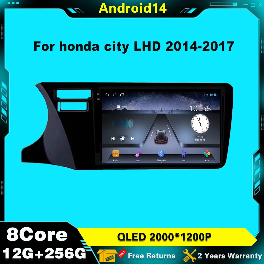 Автомобильный радиоприемник Android 14, для honda city 2014-2017, мультимедийный плеер, видеоплеер, навигация, GPS Carplay, WIFI, авто стерео головное устройство
Автомобильный радиоприемник Android 14, для honda city 2014-2017, мультимедийный плеер, видеоплеер, навигация, GPS Carplay, WIFI, авто стерео головное устройство