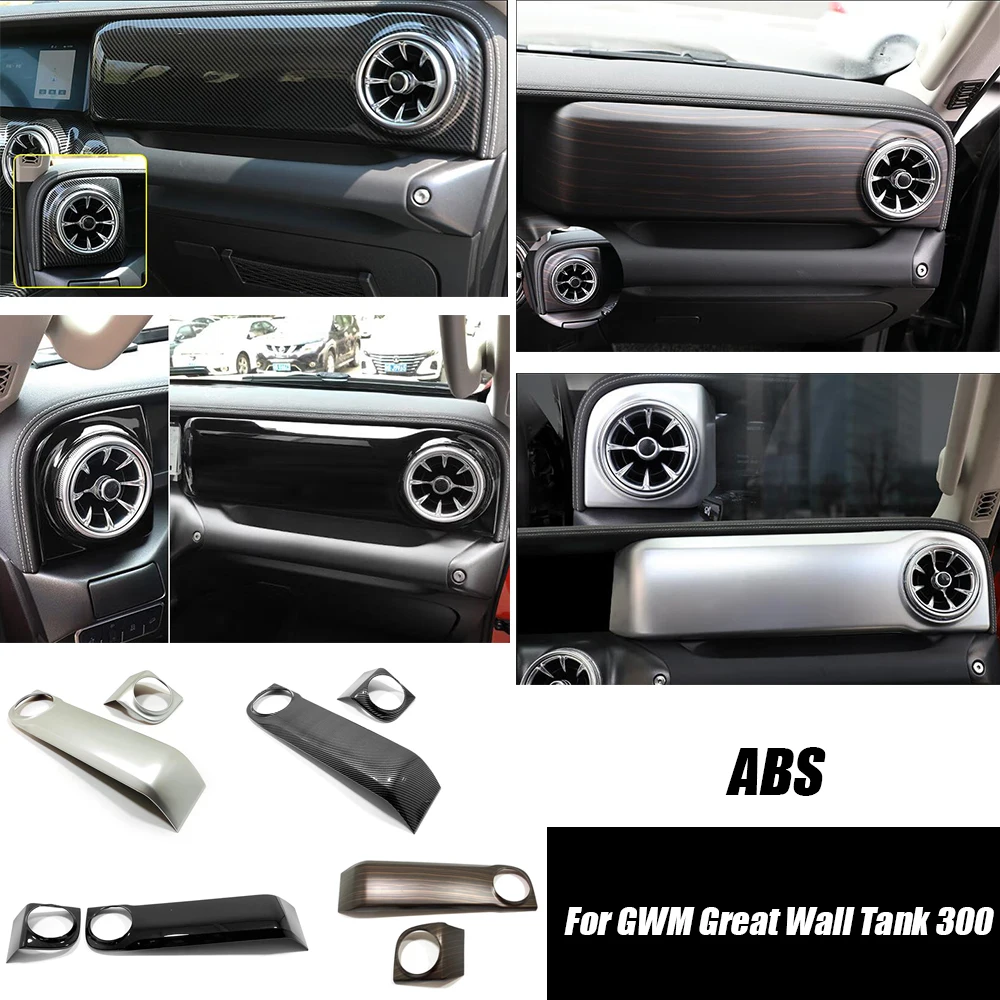 ABS Carbon WOOD BLACK Car Central Control Panel decoration Cover Trim Interior For GWM Great Wall Tank 300 2022 2023 Accessories
ABS Carbon WOOD BLACK Car Central Control Panel decoration Cover Trim Interior For GWM Great Wall Tank 300 2022 2023 Accessories