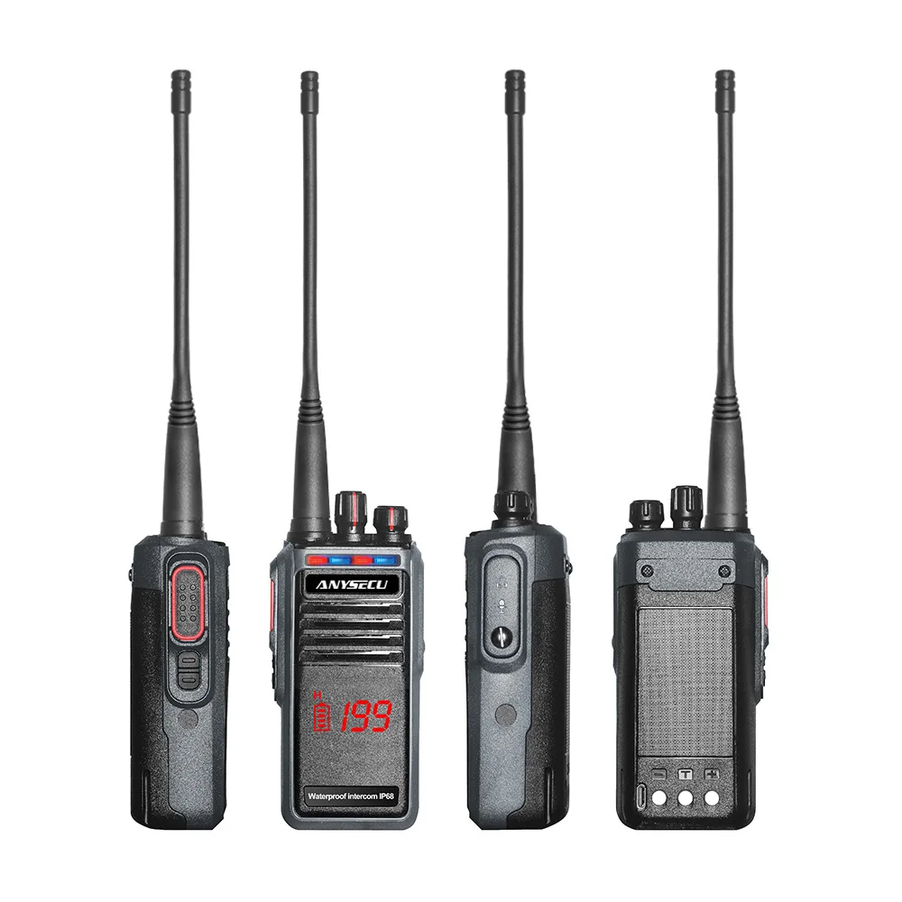 ANYSECU 10W IP68 Waterproof Two Way Radio Optional Noise Reduction Emergency Flash 199CH UHF 400-480MHz Walkie Talkie
ANYSECU 10W IP68 Waterproof Two Way Radio Optional Noise Reduction Emergency Flash 199CH UHF 400-480MHz Walkie Talkie