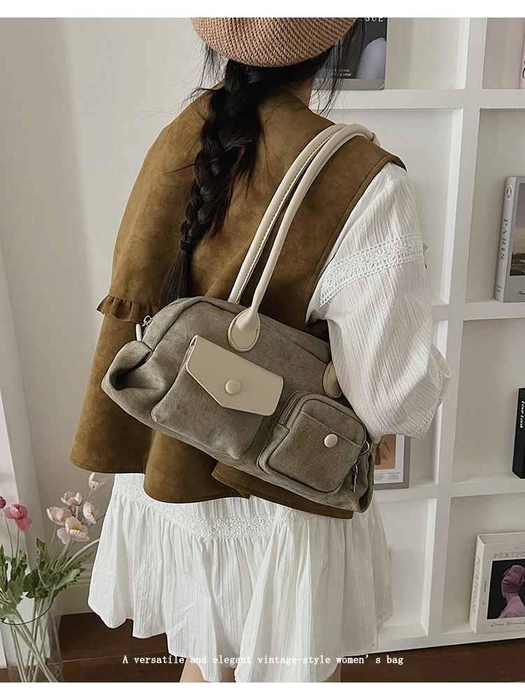 Новинка 2026: Женская сумка через плечо из холщовой ткани, модная повседневная вместительная сумка-подушка для поездок на работу
Новинка 2026: Женская сумка через плечо из холщовой ткани, модная повседневная вместительная сумка-подушка для поездок на работу