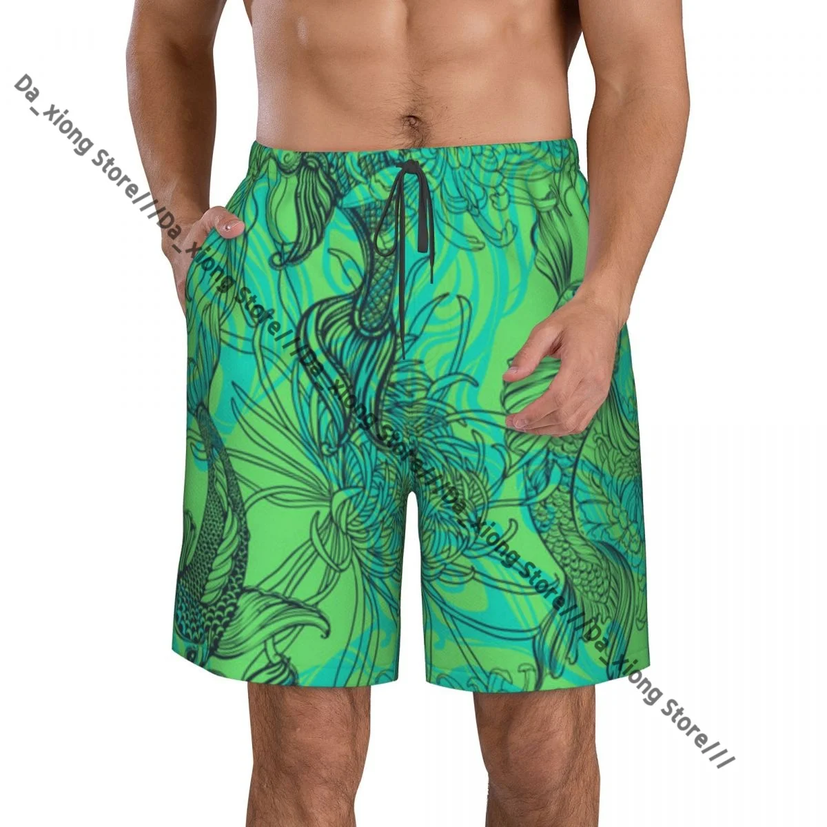 Koi Carp And Chrysanthemums Quick Dry Swimming Shorts For Men Swimwear Swimsuit Trunk Bathing Beach Wear
Koi Carp And Chrysanthemums Quick Dry Swimming Shorts For Men Swimwear Swimsuit Trunk Bathing Beach Wear