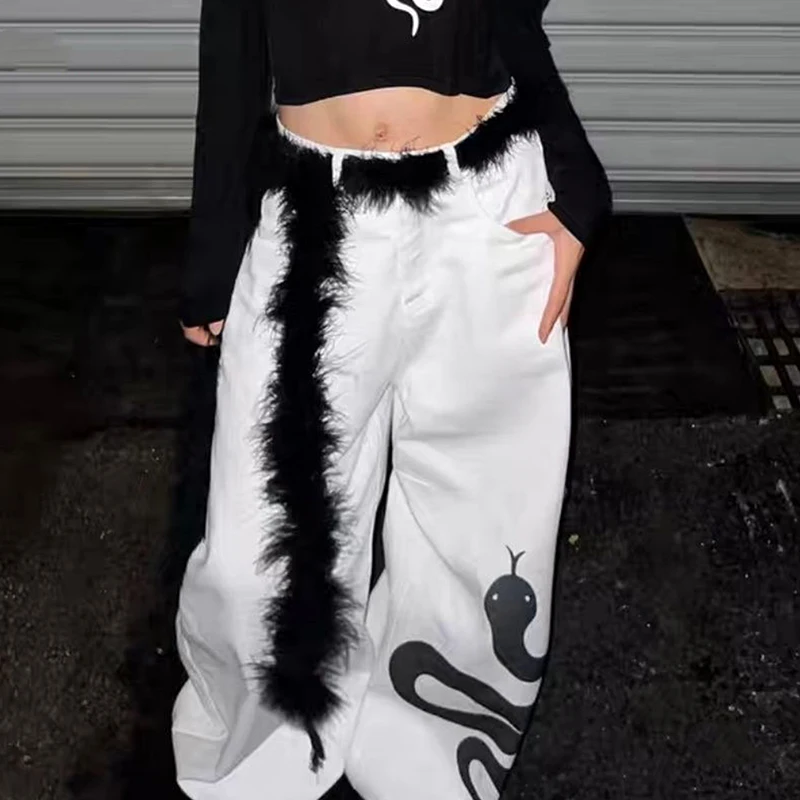 Punk Soft Plush Belt Waist Chain Hip Hop Jeans Belt For Women Girls Pants Decor Street Dance Accessories Versatile Waistband
Punk Soft Plush Belt Waist Chain Hip Hop Jeans Belt For Women Girls Pants Decor Street Dance Accessories Versatile Waistband