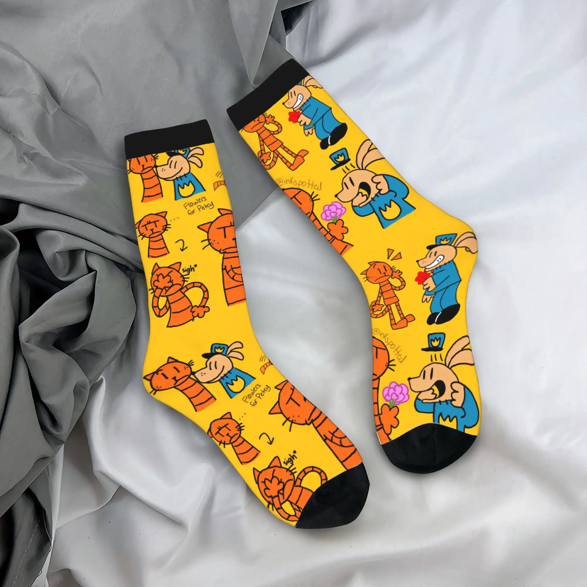 Men Socks Dog Man And Petey Cat Stockings Winter Trendy Warm Soft Socks Graphic Outdoor Sports Anti Skid Socks
Men Socks Dog Man And Petey Cat Stockings Winter Trendy Warm Soft Socks Graphic Outdoor Sports Anti Skid Socks