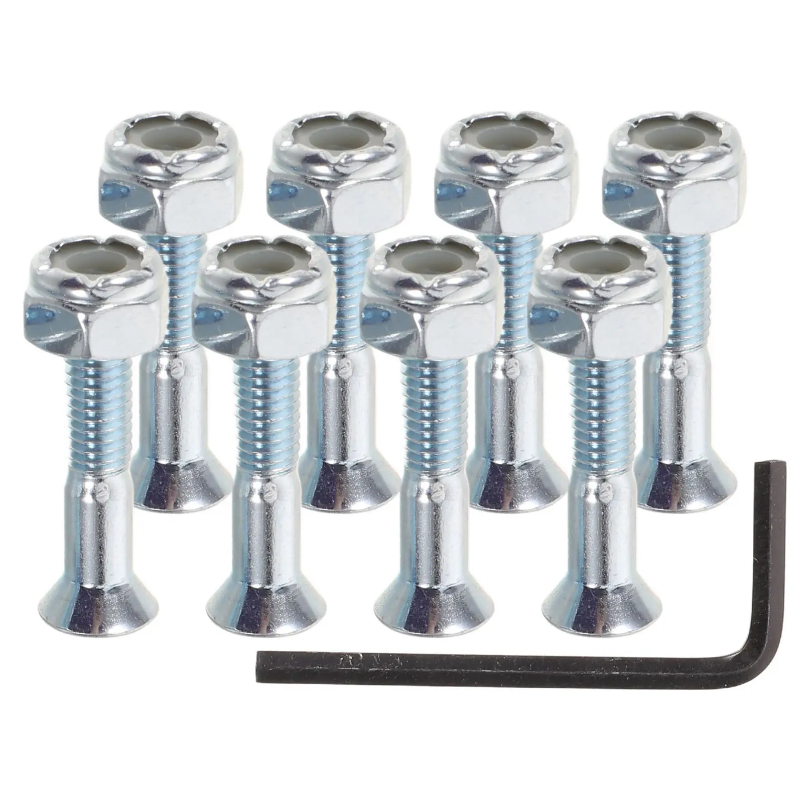 8Sets Skateboard Bolts Nuts Hardware Set Heavy Duty Truck Mounting Screws for Deck Skateboard Setup Parts Kit Skate Hardware
8Sets Skateboard Bolts Nuts Hardware Set Heavy Duty Truck Mounting Screws for Deck Skateboard Setup Parts Kit Skate Hardware