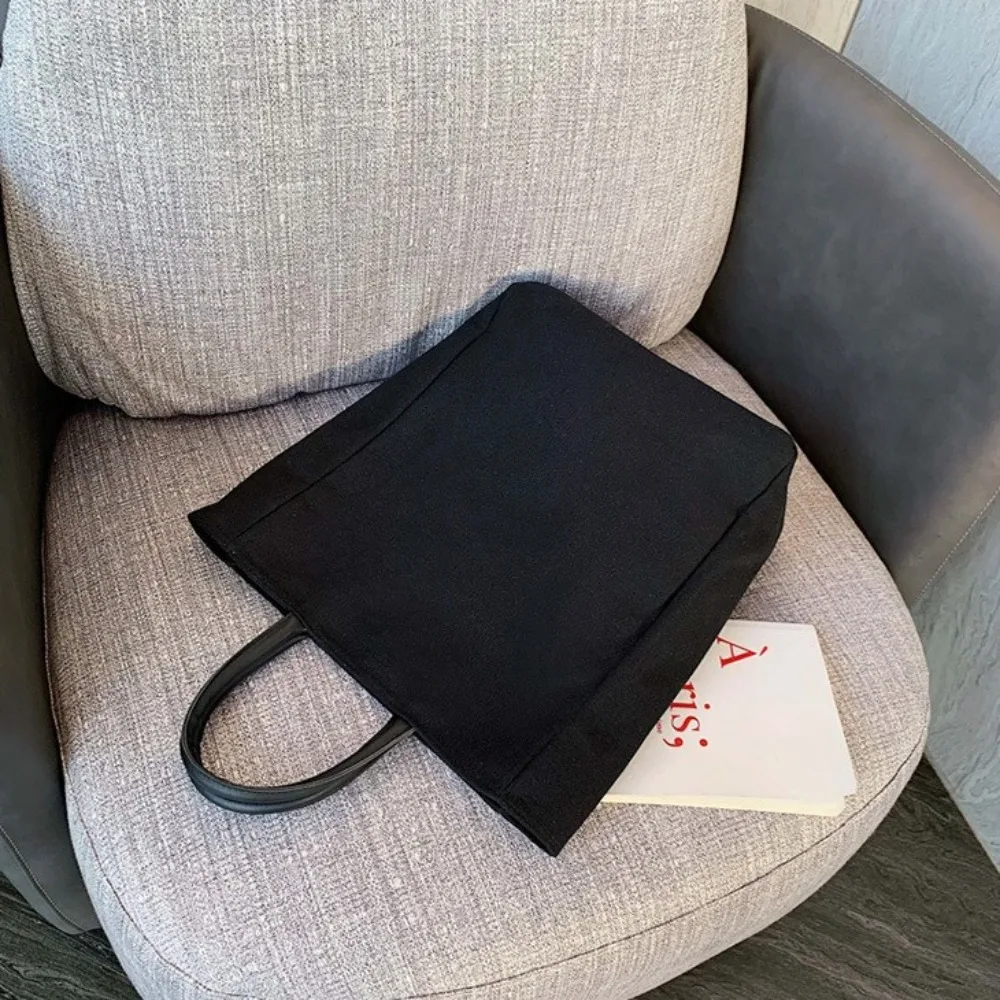 Casual Solid Color Canvas Tote Bag Large Capacity Multifunctional Women Handbag Zipper Commuting Student Schoolbag Daily Use
Casual Solid Color Canvas Tote Bag Large Capacity Multifunctional Women Handbag Zipper Commuting Student Schoolbag Daily Use