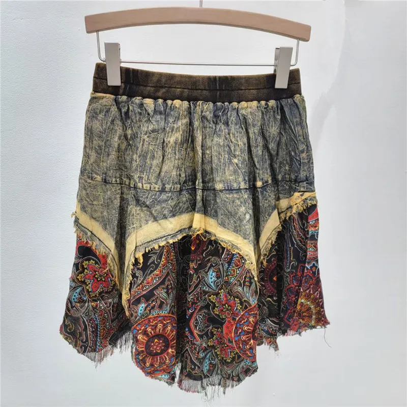 Personality Contrast Color Stitching Distressed Irregular Pantskirt 2025 Spring and Summer Fashion All-Match Skirt
Personality Contrast Color Stitching Distressed Irregular Pantskirt 2025 Spring and Summer Fashion All-Match Skirt