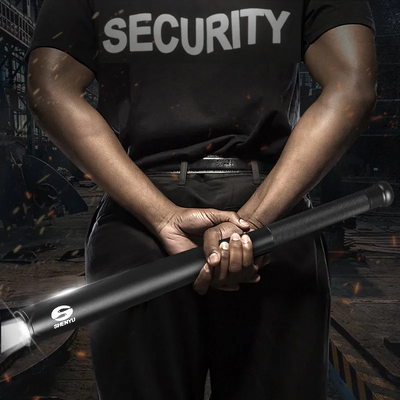 Multi-Functional LED Aluminum Alloy Flashlight Long-Range Security Handheld Torch Strong Light Self-Defense Baseball Bat 49cm
Multi-Functional LED Aluminum Alloy Flashlight Long-Range Security Handheld Torch Strong Light Self-Defense Baseball Bat 49cm