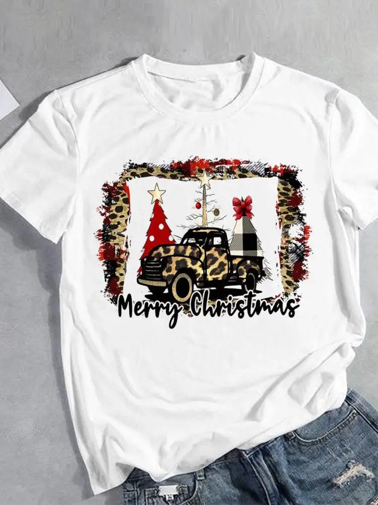 Plaid Truck Style Cute 90s Christmas Holiday Fashion Short Sleeve Tee New Year Women Clothing Print T Female Graphic T-shirts
Plaid Truck Style Cute 90s Christmas Holiday Fashion Short Sleeve Tee New Year Women Clothing Print T Female Graphic T-shirts