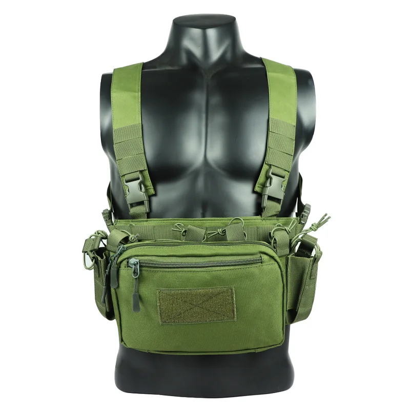 Hunting Vest For Men 2024 New Tactical Lightweight Multipurpose Chest Rig Vest CS Training Waist Bag Designer Brand High Quality
Hunting Vest For Men 2024 New Tactical Lightweight Multipurpose Chest Rig Vest CS Training Waist Bag Designer Brand High Quality