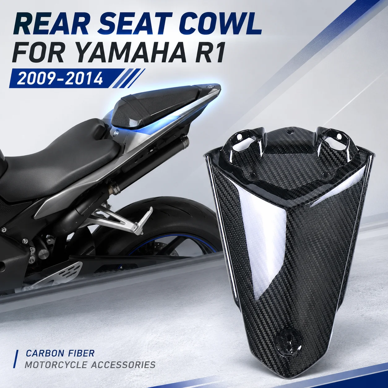 Rear Seat Cowl Pillion Cover Real Carbon Fiber for Yamaha R1 2009-2014 Motorcycle Accessories
Rear Seat Cowl Pillion Cover Real Carbon Fiber for Yamaha R1 2009-2014 Motorcycle Accessories