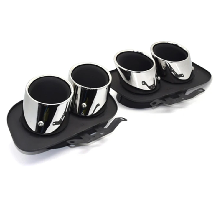 New Precise Design Sliver Exhaust pipe For 2020 Porsche Carrera 911 (992) Dual Exhaust Tip
New Precise Design Sliver Exhaust pipe For 2020 Porsche Carrera 911 (992) Dual Exhaust Tip