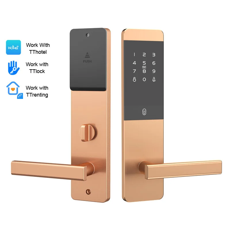 чання online bezprzewodowego Bluetooth TTlock Smart Home Password Unlock Digital Electric Lock for Hotel Rental House Office
чання online bezprzewodowego Bluetooth TTlock Smart Home Password Unlock Digital Electric Lock for Hotel Rental House Office
